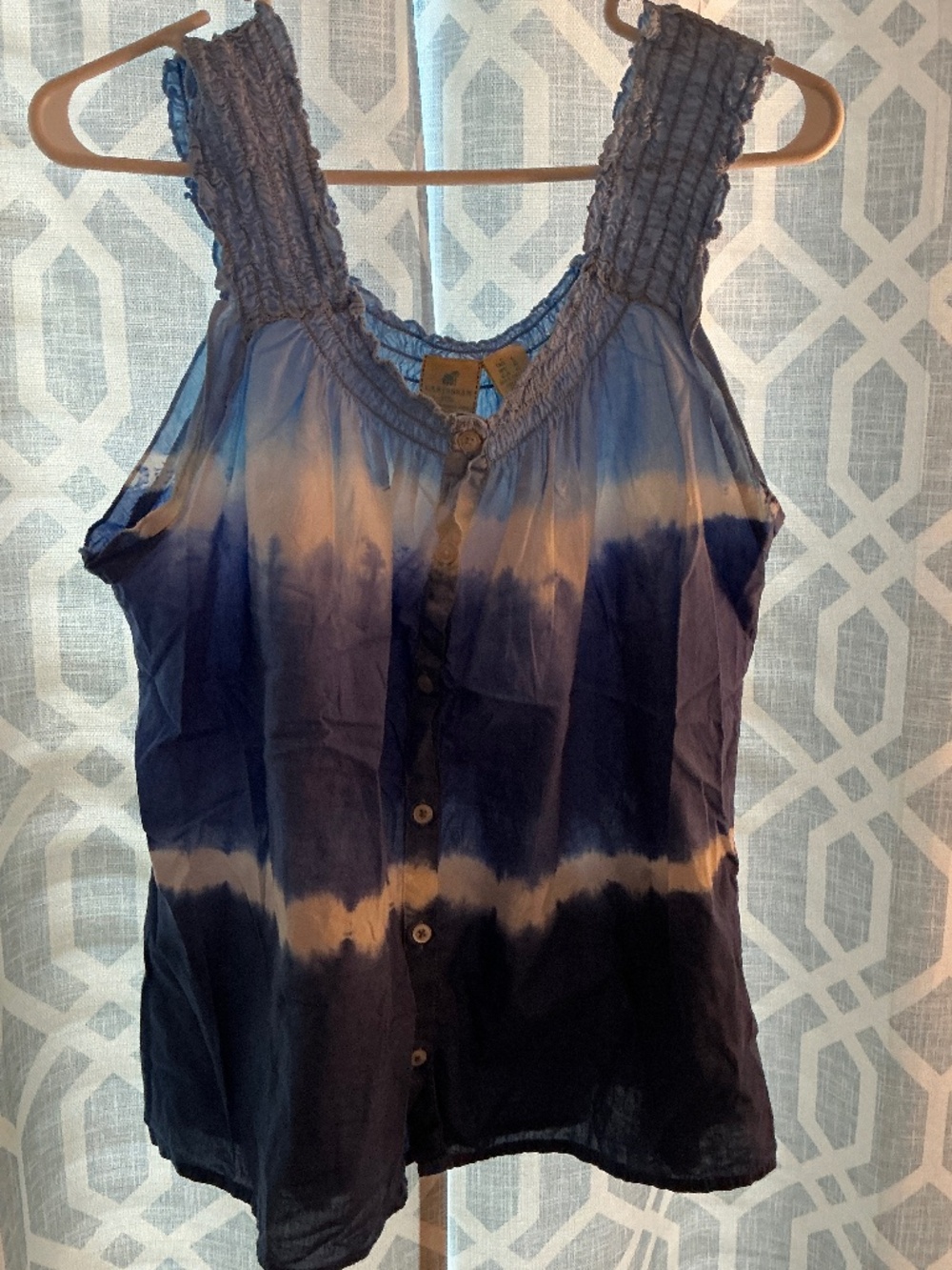 Caribbean Joe sleeveless blouse large